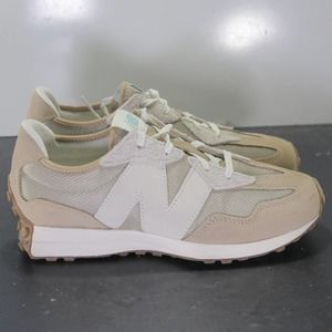 New Balance 327 Beige White Women's Trainers Sneakers 004823 Sz 5youth/6.5womens